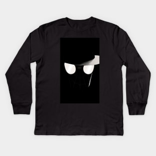 Noir, Spider Noir Kids Long Sleeve T-Shirt